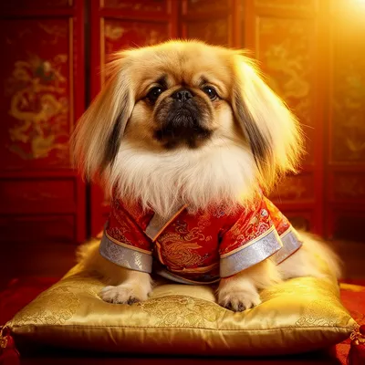 Imperial Pekingese Portrait