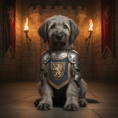 Noble Knight Wolfhound Puppy