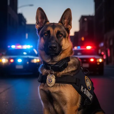 Police K-9 German Shepherd