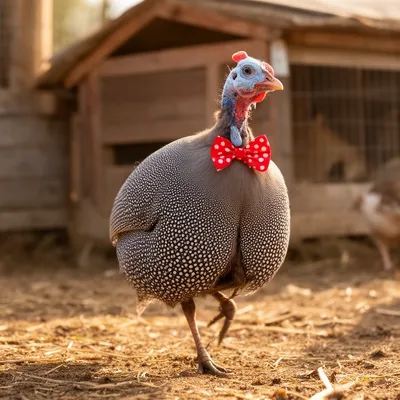 Quirky Guinea Fowl