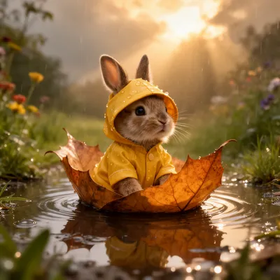 Raincoat Bunny Captain