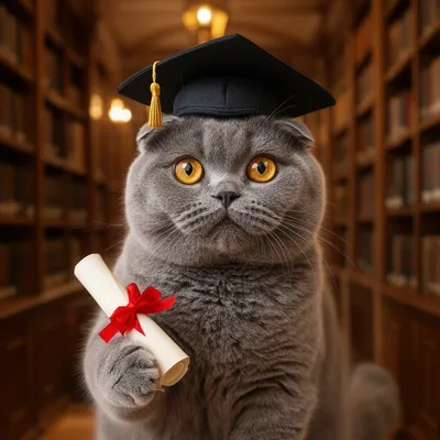 Scholar Scottish Fold