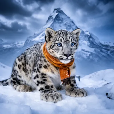 Mountaineer Snow Leopard Cub