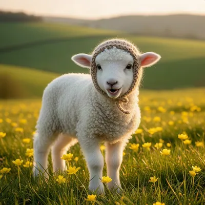 Spring Lamb Portrait