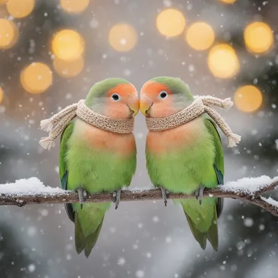 Winter Lovebirds