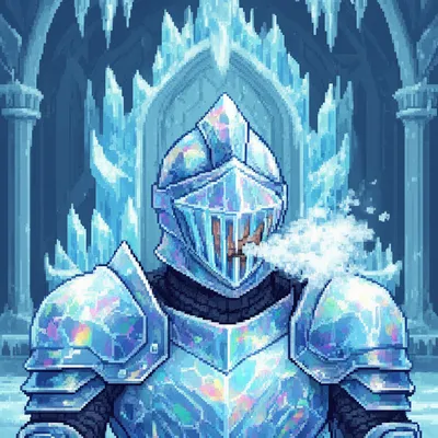 Crystal Knight Pixel Avatar