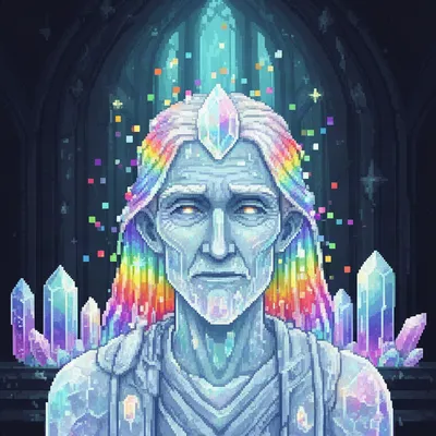 Crystal Sage Pixel Art Avatar