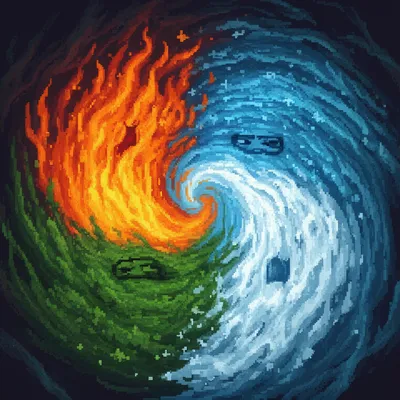 Elemental Pixel Avatar