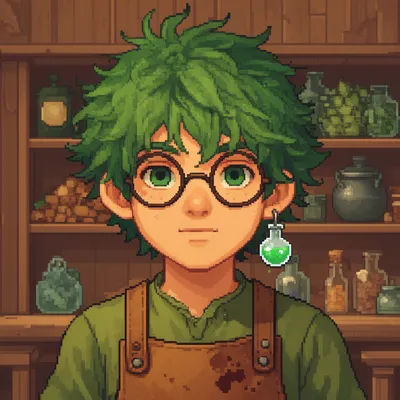 Alchemist Pixel Portrait