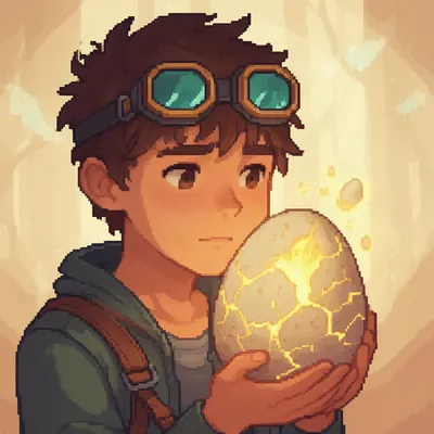 Pixel Art Creature Tamer Avatar