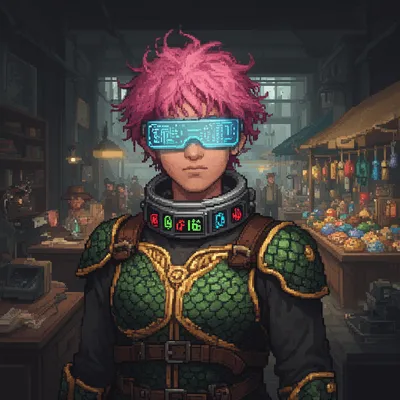 Cyber Sage Pixel Hacker