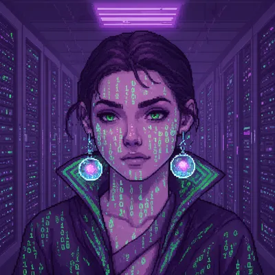 Data Witch Pixel Avatar