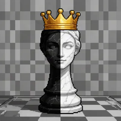 Pixel Chess Queen Avatar