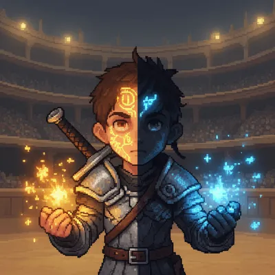 Pixel Spellsword Mage