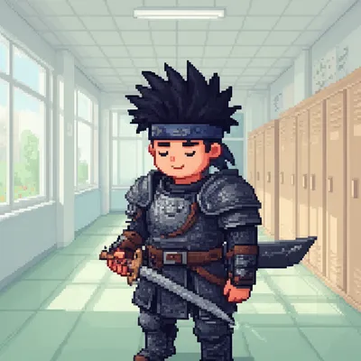 Pixel Warrior Scholar
