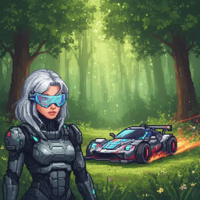 Cyber Pixel Racer