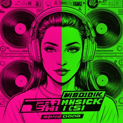 Neon DJ Pop Art Avatar