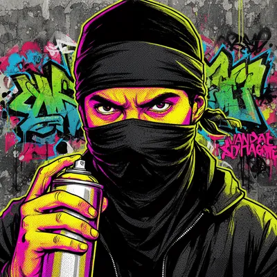 Street Rebel Pop Art Avatar