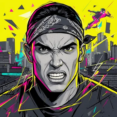 Urban Parkour Pop Art Avatar