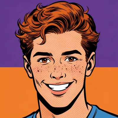 Pop Art Auburn Portrait