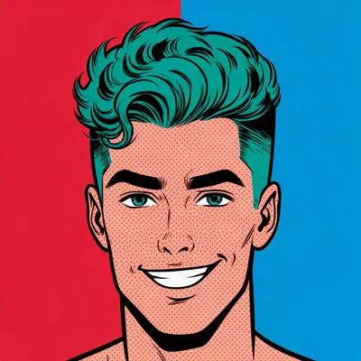 Pop Art Bold Portrait