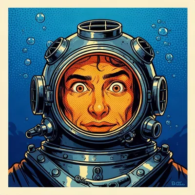 Pop Art Deep Sea Diver Avatar