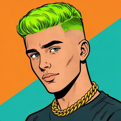 Pop Art Male Avatar