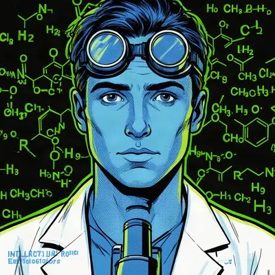 Pop Art Scientist Avatar