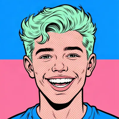Pop Art Teen Boy Avatar