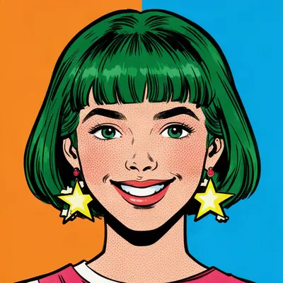 Pop Art Teen Girl Avatar