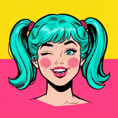 Pop Art Woman Avatar
