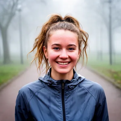 Athletic Runner Portrait