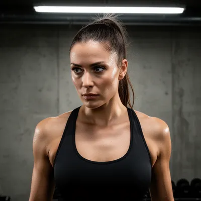 Athletic Woman Gym Profile