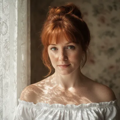 Freckled Irish Woman Avatar