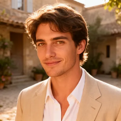 French Man Romantic Avatar