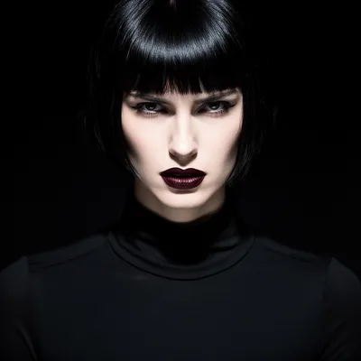 Dark Intensity Portrait