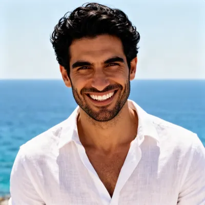 Mediterranean Greek Man