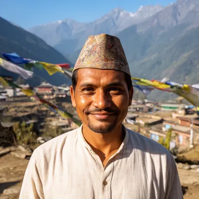 Nepalese Mountain Man