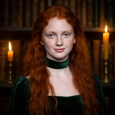 Enigmatic Red-Haired Scholar
