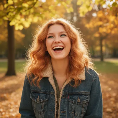 Autumn Park Woman
