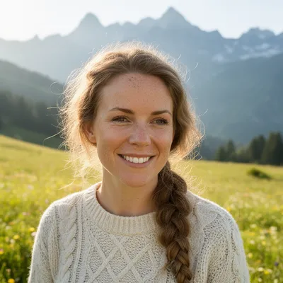 Alpine Woman Portrait