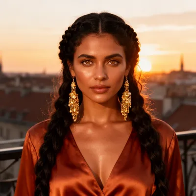 Sunset Bronze Portrait