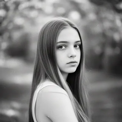 Serene Teenage Portrait