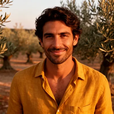 Spanish Man Sunset Portrait