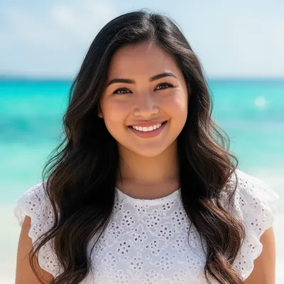 Tropical Beach Filipina