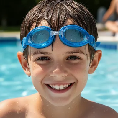 Young Boy Pool Portrait Avatar
