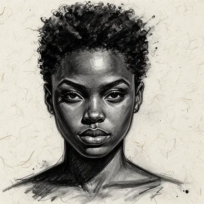 Confident TWA Sketch Portrait
