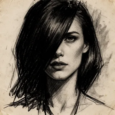 Noir Mystery Portrait