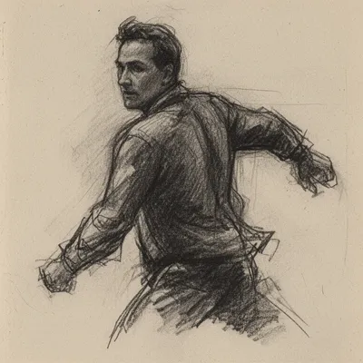 Dynamic Charcoal Sketch Avatar