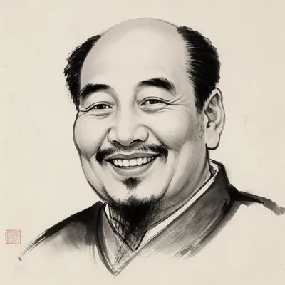 Ink Brush Portrait Avatar